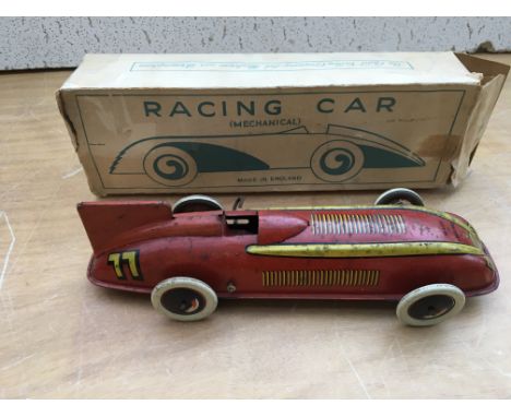 Chad Valley tinplate boxed racing car