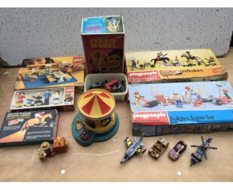 Lego sets 200 and 263, play people boxed sets , a small collection of Transformers and a Magic Roundabout with Mr Mchenry on 