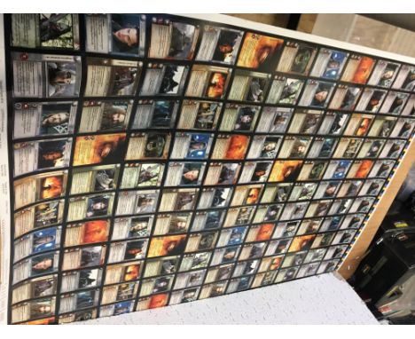 Lord of the rings, uncut sheet of Trading card game