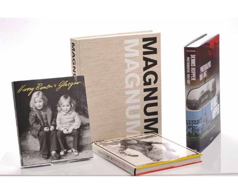 COLLECTION OF PHOTOGRAPHY COFFEE TABLE BOOKS 
comprising: 'Magnum Magnum' by Brigitte Lardinois, 'Dennis Hopper Photographs 1