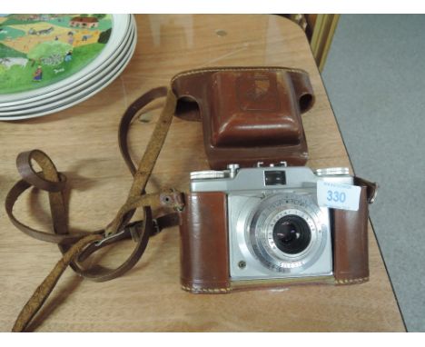 A vintage Prontor SVS Silette photographic film camera 