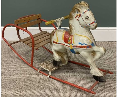 MOBO ROCKING HORSE TOY, 58cms H, 100cms L, 28cms WProvenance: private collection Wirral