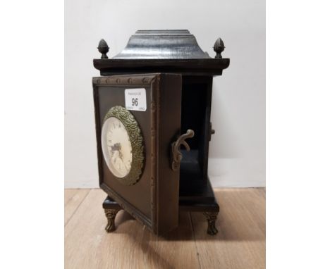 MODERN QUARTZ MANTLE STORAGE CLOCK