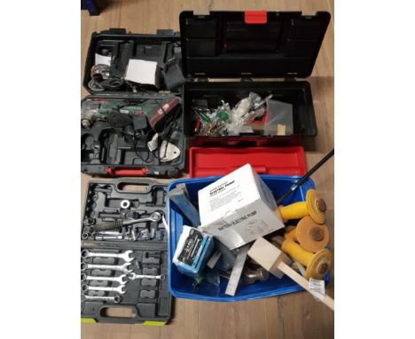A LOT OF TOOLS INC SPANNER SETS HAMMERS ETC