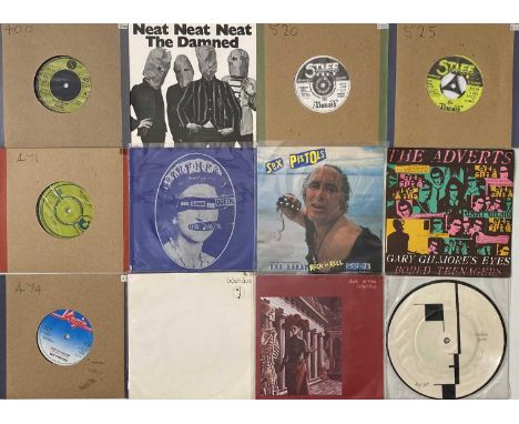 PUNK / NEW WAVE - 7" COLLECTION. A collection of around 70 x 7". Artists/ Titles include Ramones - Blitzkrieg Bop (6078601), 