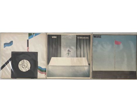 WIRE - LP RARITIES PACK. A superb pack of 3 LP rarities by post-punk legends Wire. Titles include Pink Flag (SHSP 4076, 1977 