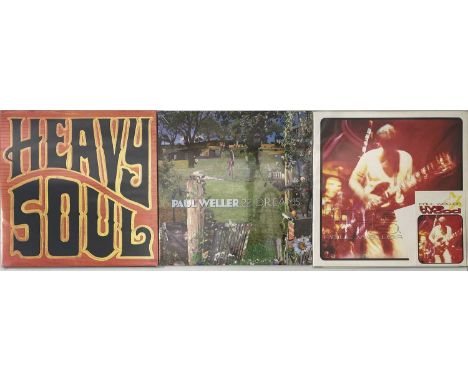 PAUL WELLER - LP PACK. A fantastic pack of 3 LPs by Indie legend Paul Weller. Titles include Live Wood (828 561-1, 1994 Europ