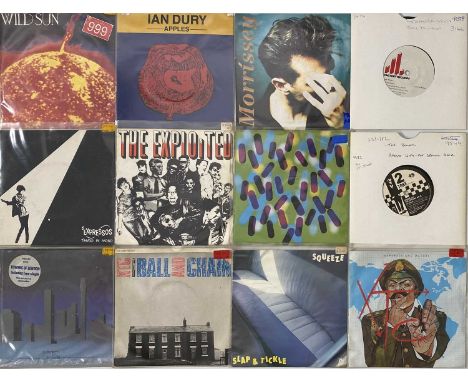 SYNTH / COOL POP / WAVE / PUNK - 7" COLLECTION. Another collection of around 130 x 7". Artists/ Titles include 999 - Wild Sun