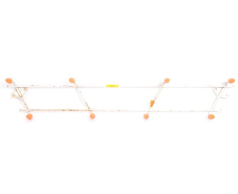 Ray Eames - Hang it All - A vintage retro mid 20th century atomic sputnik style coat hanger in white colourway with shaped or