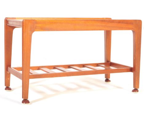 Remploy - A retro vintage mid 20th century circa. 1960's Remploy coffee table. The coffee table having rail under tier and be