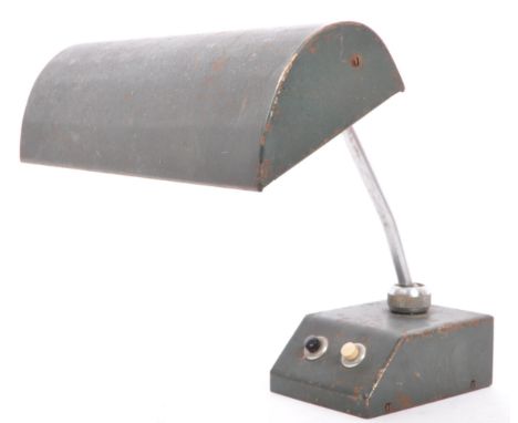 A 1960's retro vintage mid century French industrial portable table lamp / reading light by Electro-Lampe,&nbsp; MARQUE ET MO