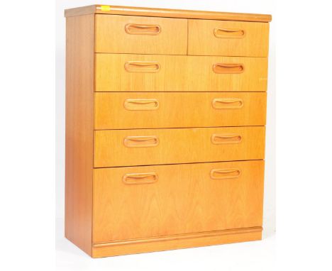 A 1960s retro vintage mid century, Victor B. Wilkins for G Plan, Fresco, teak wood dresser / fresco chest, having two small d