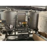 JBT WOLFTEC 250 Gal.Polar Dissolver Programmable Marination Dual Mixing Tanks, Serial #22185-2 &