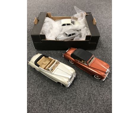 A box containing six Rolls Royce diecast models, Solido, etc