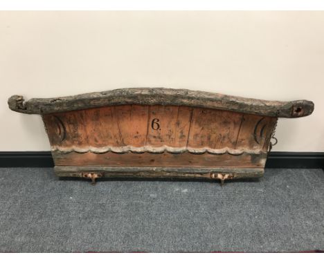 A vintage cart drop board 