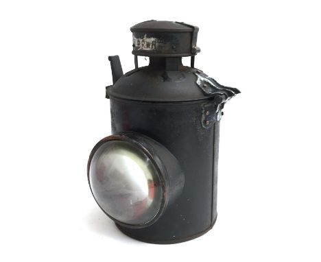 A British Rail Western Region signal lamp, 33cmH 