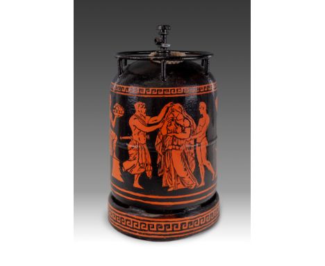 WIM DELVOYE (Belgium, 1965). "Gandagas" 1988.Painting on butane canister.Signed and dated on the base.Measurements: 60 x 28 c