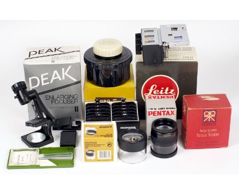 Leitz Focomat V35 Colour Module & Other Darkroom Items. Including Peak Enlarging Focuser, Kaiser x4 & Pentax X5.5 & other lop