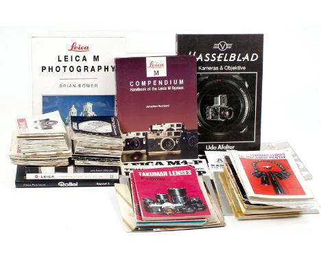 Two boxes of Leica, Pentax & Other Camera Books. To include Leica M photography (still sealed), Leica M compendium, a quantit