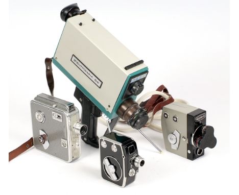 Russian Cine & Video Items. To include EKRAN and EKRAN-4 single 8 cine cameras and an early ELEKTRONIKA 841 video camera with