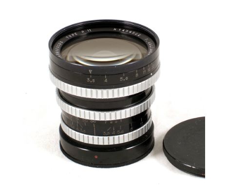 Angenieux 28mm f3,5 Retrofocus Type R II Lens. Alpa pre-set fit (condition 4/5F). With replacement caps. {cabinet Z}