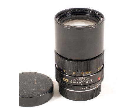 Leitz Canada Elmarit-R 135mm f2,8. #3106255 (condition 5F). {cabinet H}
