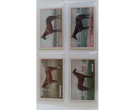 HORSE RACING, complete (7), Sandorides Famous Racehorses, Ogdens Derby Entrants 1926, Phillips Derby Winners & Jockeys; Playe