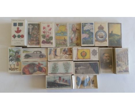 MIXED, complete (20), inc. Players (8), Curious Beaks, Motor Cars, R.A.F. Badges; Wills (6), Wild Flowers, Allied Army Leader