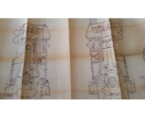 RAILWAY, selection inc. blueprints (5) G.N.R Express Passenger Engine 776, Henry Oakley 990, Mirrlees Engine JS6 April 1955, 