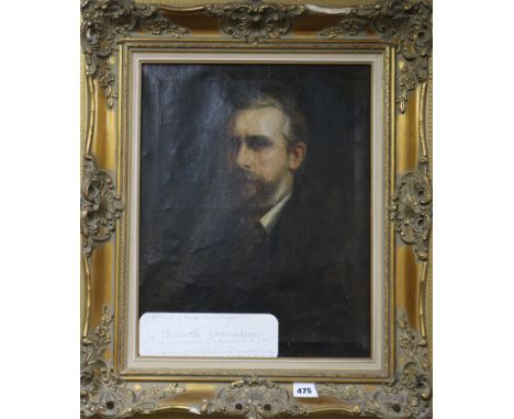 Hansell Donaldson, oil on canvas, Portrait of George Henry Payne, Campaign manager for Roosevelt, 46 x 36cm
