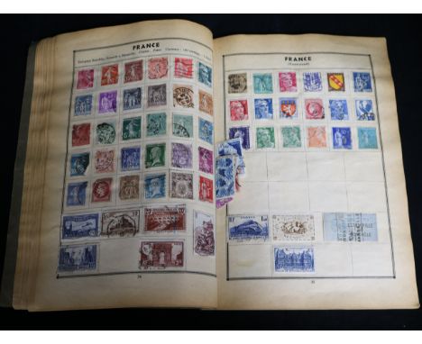 STAMPS, British Empire, Commonwealth, GB, USA and general in a Bramptons binder and Globe album (2)