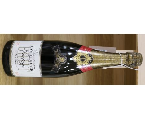 One bottle of Bollinger vintage champagne, 1973.