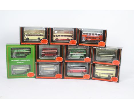 Exclusive First Editions - 11 x bus models in 1:76 scale including Bristol VR series II in Manchester GMT livery # 20304, AEC