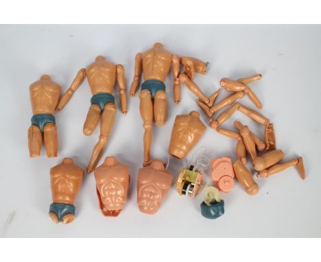 Palitoy, Hasbro, Action Man - A collection of Action Man body parts. All parts show signs of play and use ranging Poor - Good