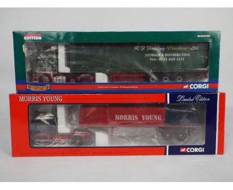 Corgi - 2 x limited edition 1:50 scale die-cast model trucks - Lot includes a boxed #CC13507 'R.F. Fielding' truck, and a #CC