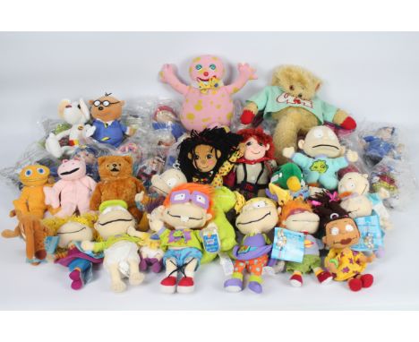 Golden Bear - Mattel - Telitoy - A collection of 48 TV related soft toys including Danger Mouse, Penfold, Zippy, George and B