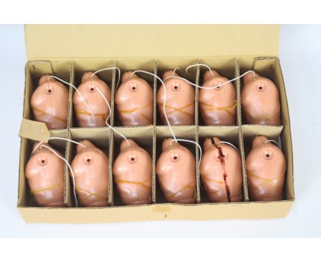 Palitoy, Action Man - A trade box of 12 Palitoy Action Man talking torsos. All items marked 'General Mills Toy Group Europe ©