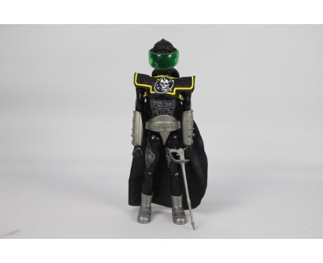 Palitoy, Action Man - An unboxed Palitoy Action Man 'Captain Zargon Space Pirate' figure. The figure in black is marked '© CP