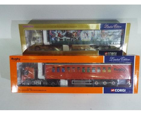 Corgi - 2 x limited edition 1:50 scale die-cast model trucks - Lot includes a boxed #CC12104 'The Queen's 2002 Golden Jubilee