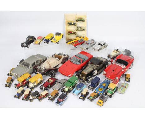 Corgi, Matchbox, Bburago, Others - An eclectic mix of unboxed diecast and plastic model vehicles in various scales. Lot inclu
