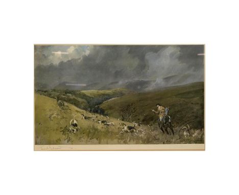 Lionel Edwards (1878 - 1966, British) after, signed (to margin) artist's proof print, 49cm x 34cm, handwritten title to verso