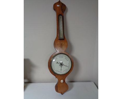 A late Victorian aneroid barometer 