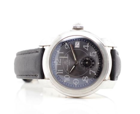 Baume &amp; Mercier gents automatic watch, part of the Capeland series. with a stainless steel case, sapphire crystal glass, 