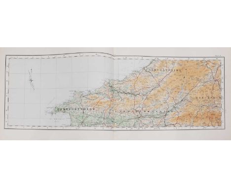 ATLASES: 1- Johnston, AK: The Royal Atlas of Modern Geography. Blackwood, 1861. Complete with 48 Double-Page coloured Maps, e