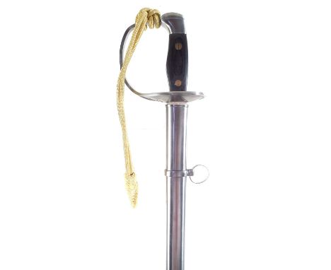 Modern replica of a Prussian sword and scabbard,99cm long 