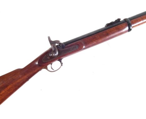 Parker Hale two-band Enfield .577 shotgun, serial number S 1230, with 33 inch barrel fitted with folding ladder sight and bay