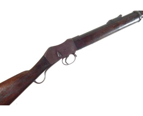 Martini MkII .577/450 rifle, with 32 inch barrel, fitted with folding leaf sight and bayonet lug, unmarked action.Section 58(