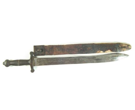 Russian 1834 short sword with scabbard,63cm long