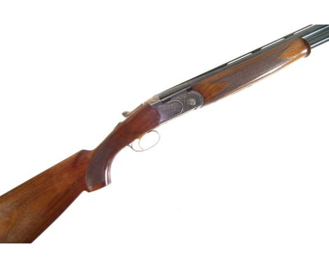 Beretta 12 bore silver pigeon shotgun serial number N94148B, with 28 inch barrels, fixed chokes 3/4 and 1/2, with gun slip.UK