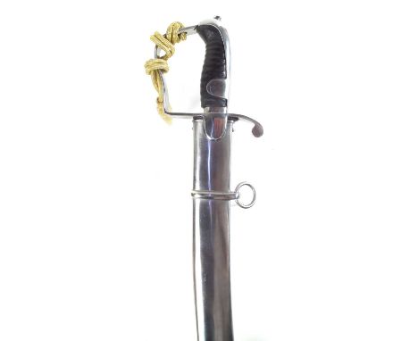 Modern replica of a 1796 pattern light cavalry sabre and scabbard.99cm overall